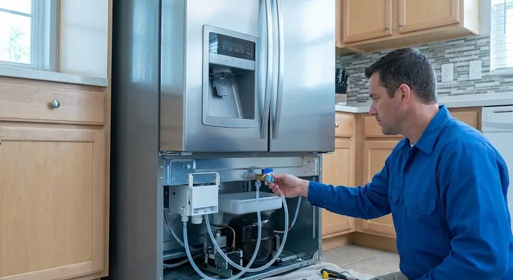 أعطال صانع الثلج وموزع المياه في الثلاجات الحديثة