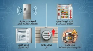 علامات مبكرة تدل ان ضاغط الثلاجة على وشك التعطل